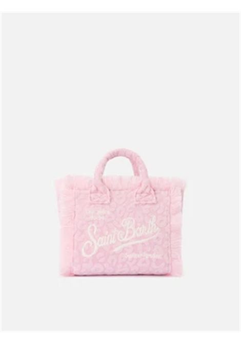 Borsa Mini in spugna SAINT BARTH | VAMI003 VANITY MINI SPONGE00527L TERRY EMBOSSED LEOPARD